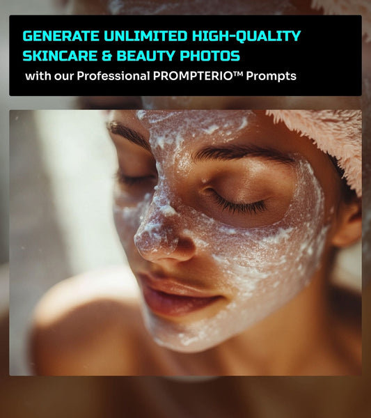 SkinCare & Beauty MEGA PACK - 60 High Quality AI PROMPTS