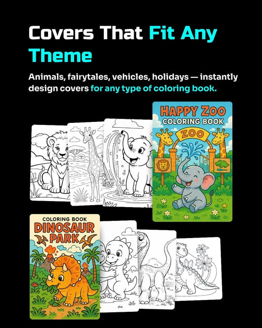 Kids’ Coloring Book Cover Generator Prompt