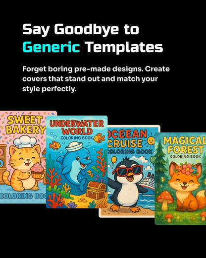 Kids’ Coloring Book Cover Generator Prompt