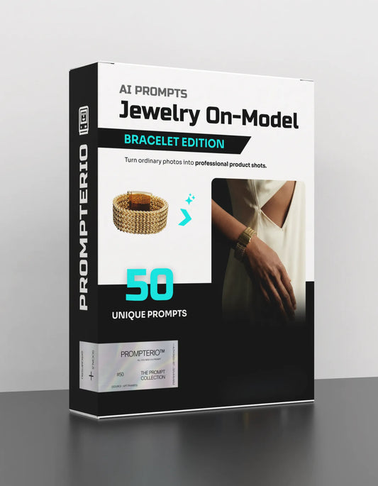 50 Bracelets: On-Model [Mockup] AI Prompts