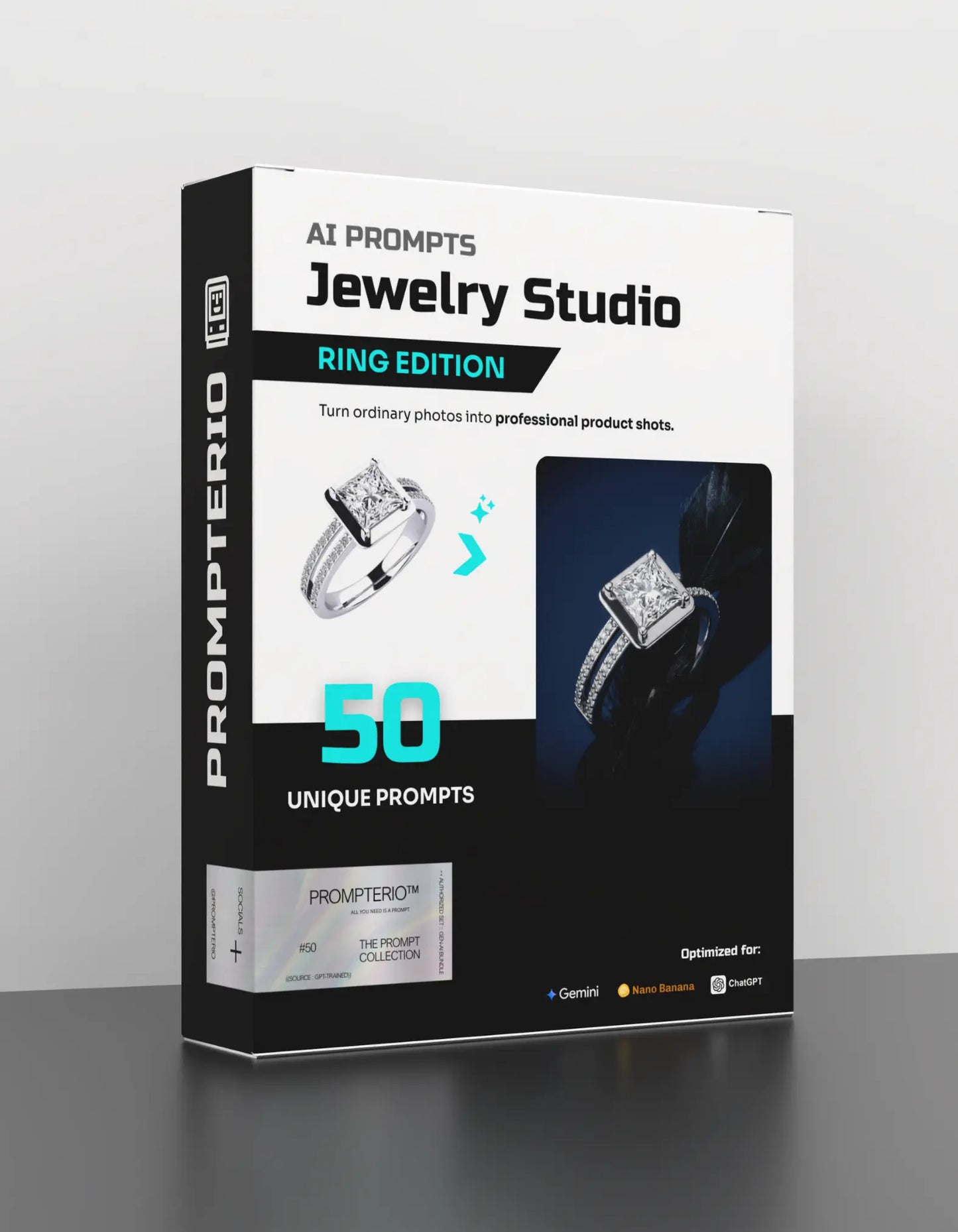 50 Rings: Studio [Mockup] AI Prompts