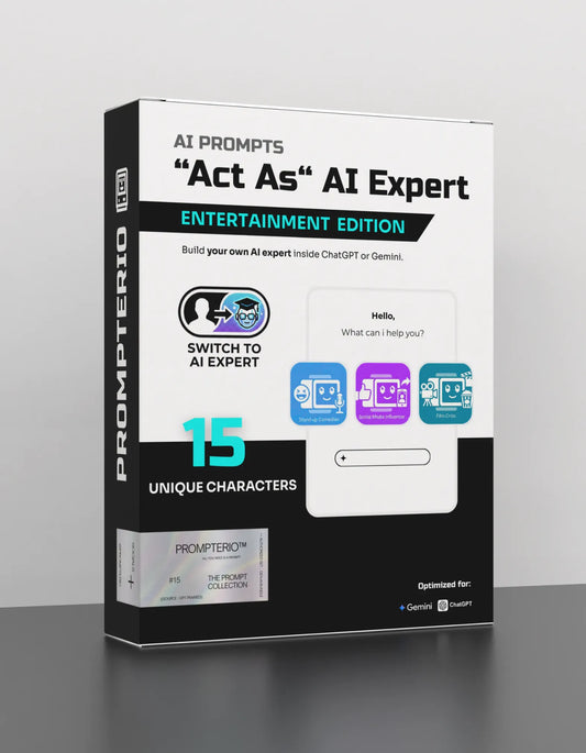 15 “Act As“ Entertainment AI Prompts