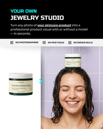100 Fresh Hydration SkinCare: Product & On-Model [Your Product] AI Prompt Bundle