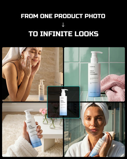 100 Everyday SkinCare: Product & On-Model [Your Product] AI Prompt Bundle