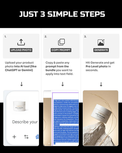 50 Aesthetic SkinCare: Product Shots [Your Product] AI Prompts