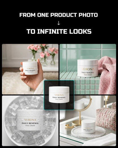 50 Everyday SkinCare: Product Shots [Your Product] AI Prompts