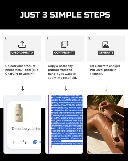 50 Fresh Hydration SkinCare: On-Model [Your Product] AI Prompts