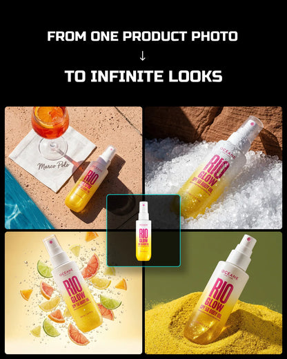 50 SunGlow SkinCare: Product Shots [Your Product] AI Prompts
