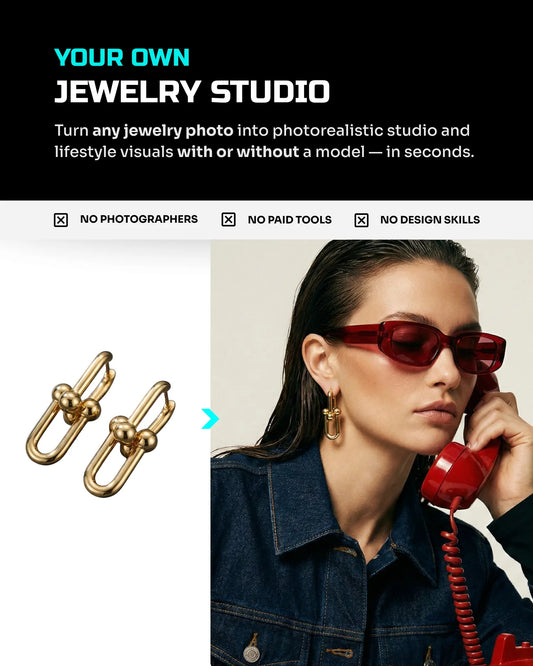 1000+ Jewelry Creator: All-in-One [Mockup] AI Prompt Bundle