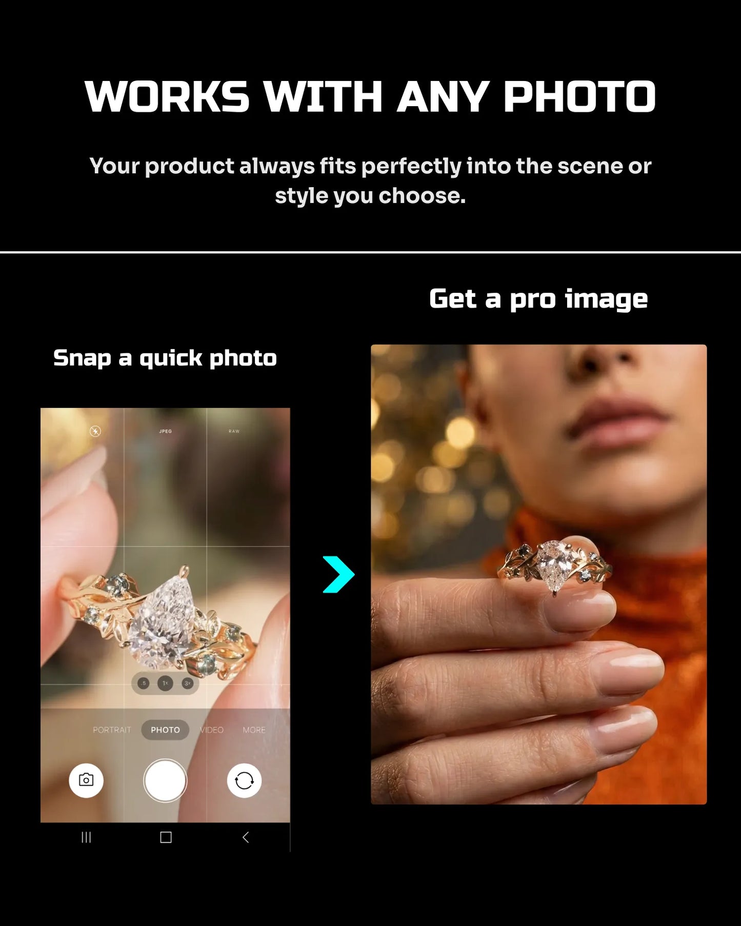 100 Luxury Jewelry: Studio & Model [Mockup] AI Prompt Bundle