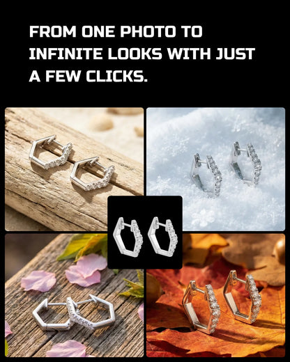 100 Seasonal Jewelry: Studio & Model [Mockup] AI Prompt Bundle