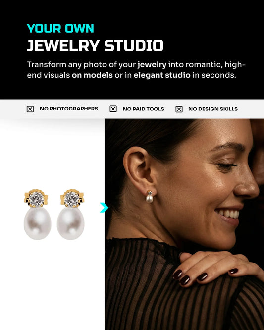 100 Valentine’s & Romantic Jewelry: Studio & Model [Mockup] AI Prompt Bundle