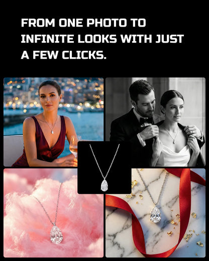 100 Valentine’s & Romantic Jewelry: Studio & Model [Mockup] AI Prompt Bundle