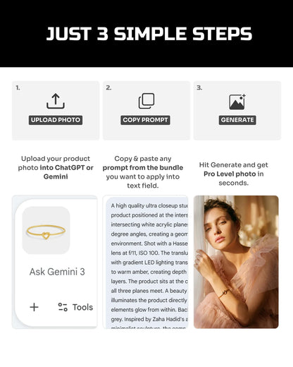 100 Valentine’s & Romantic Jewelry: Studio & Model [Mockup] AI Prompt Bundle