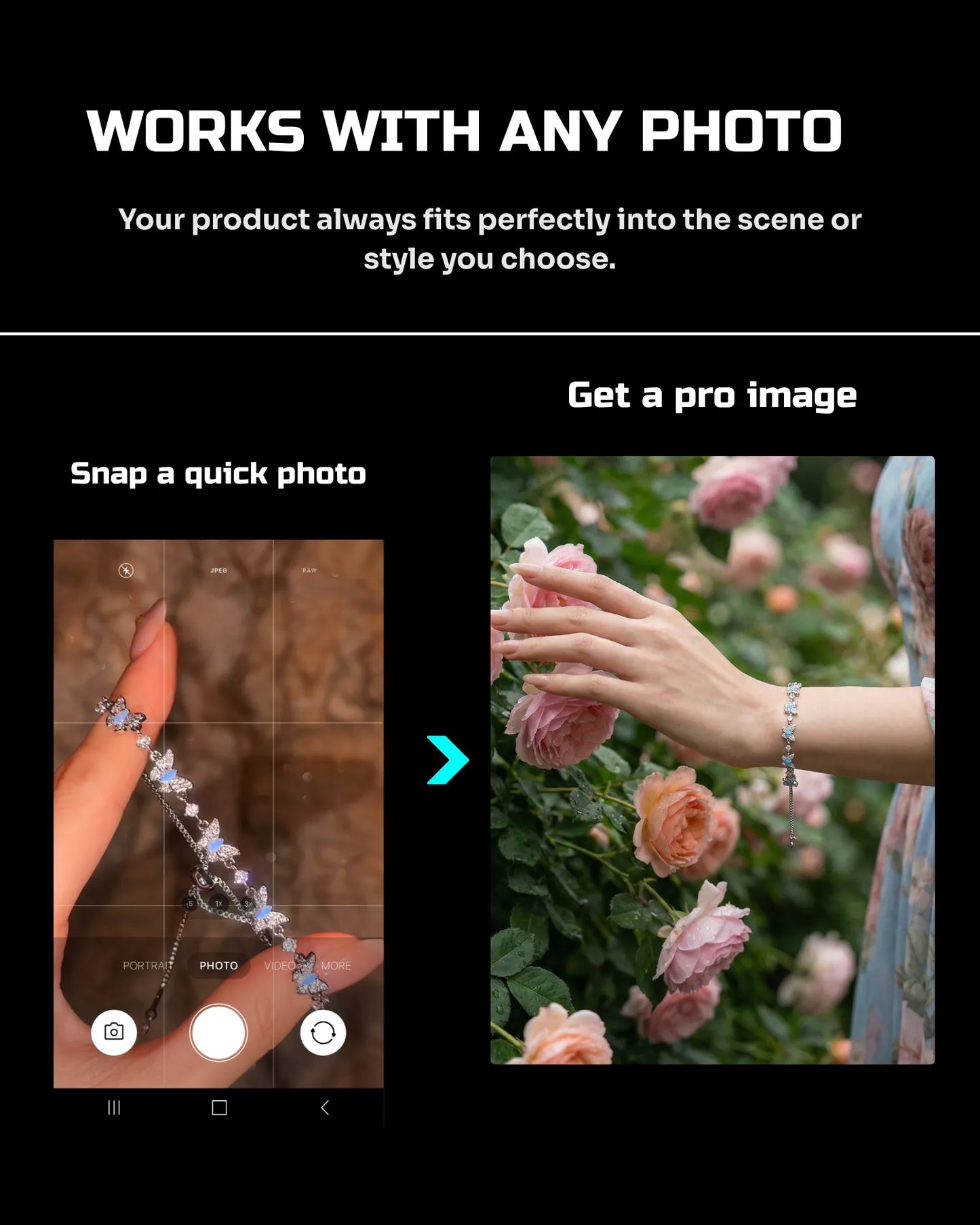 250 Jewelry: On-Model [Your Product] AI Prompt Bundle
