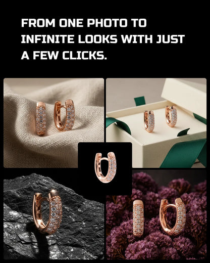 250 Jewelry: Studio [Mockup] AI Prompt Bundle