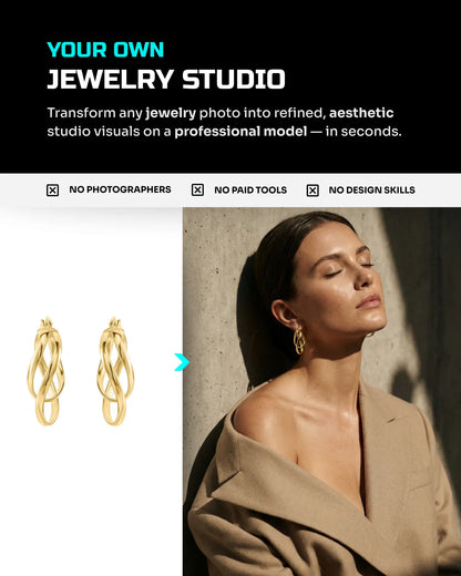 50 Aesthetic Jewelry: On-Model [Mockup] AI Prompts