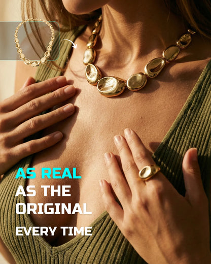 50 Aesthetic Jewelry: On-Model [Mockup] AI Prompts