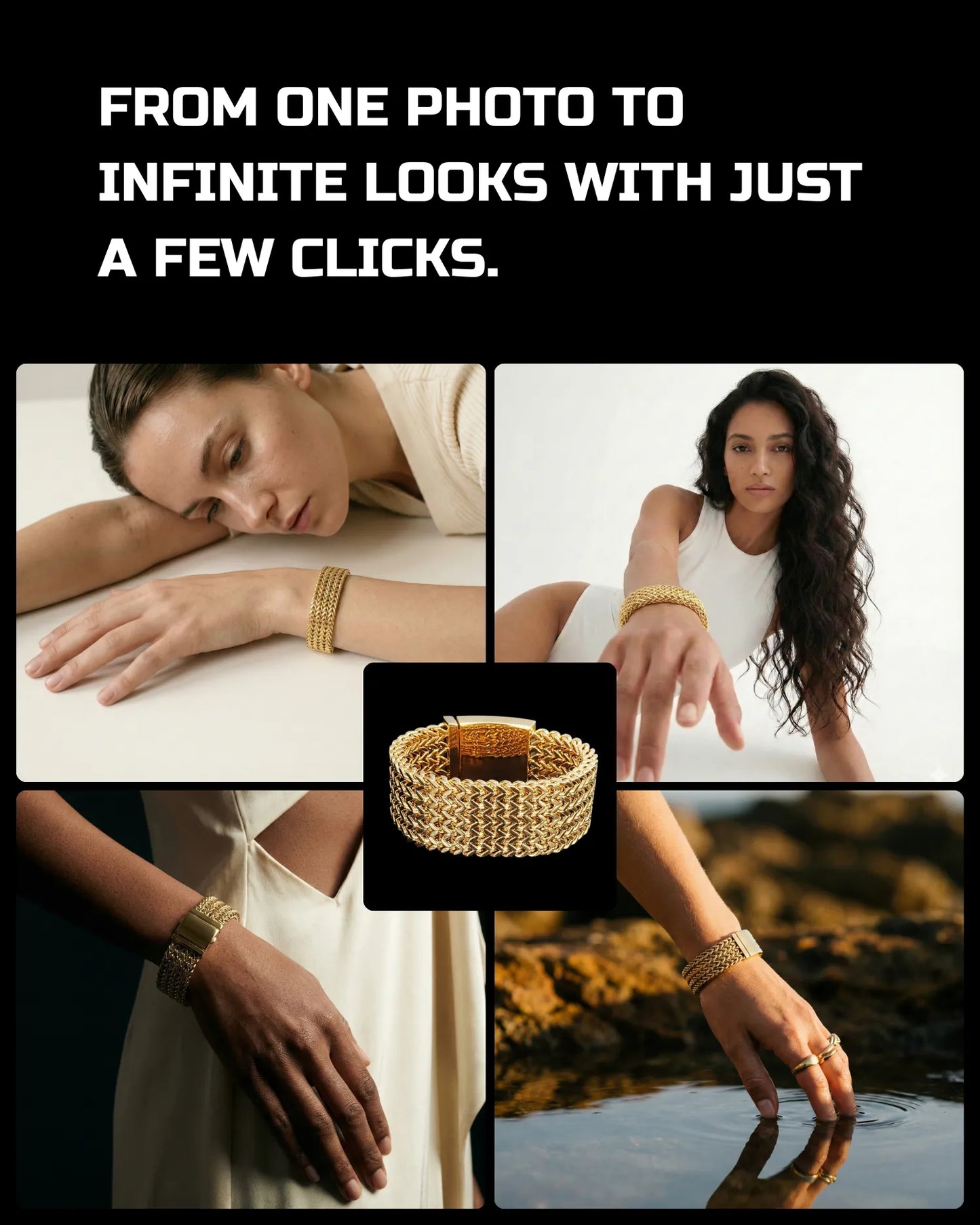 50 Aesthetic Jewelry: On-Model [Mockup] AI Prompts