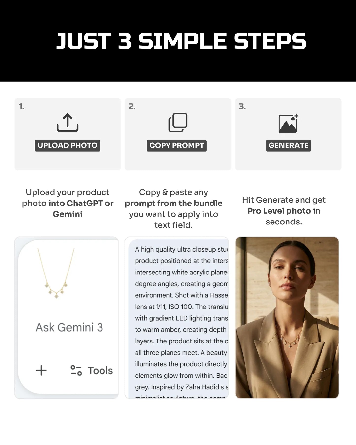 50 Aesthetic Jewelry: On-Model [Mockup] AI Prompts