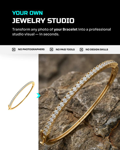 50 Bracelets: Studio [Mockup] AI Prompts