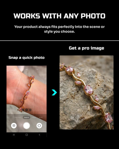 50 Bracelets: Studio [Mockup] AI Prompts