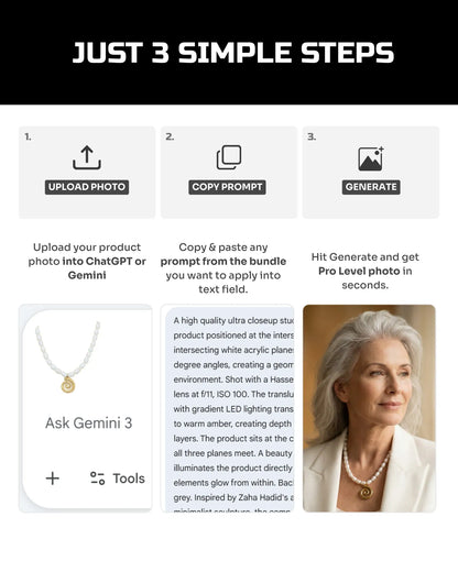 50 Luxury Jewelry: On-Model [Mockup] AI Prompts