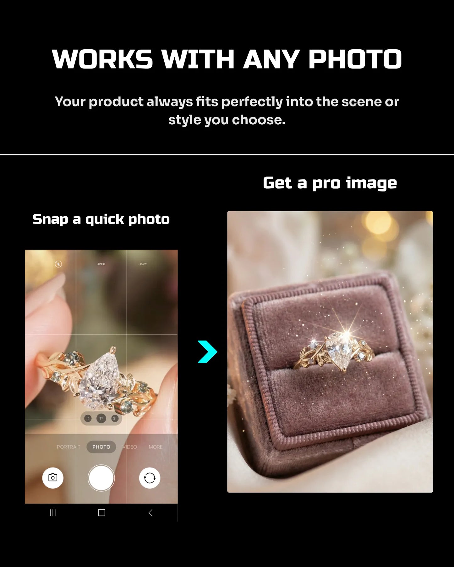 50 Luxury Jewelry: Studio [Mockup] AI Prompts