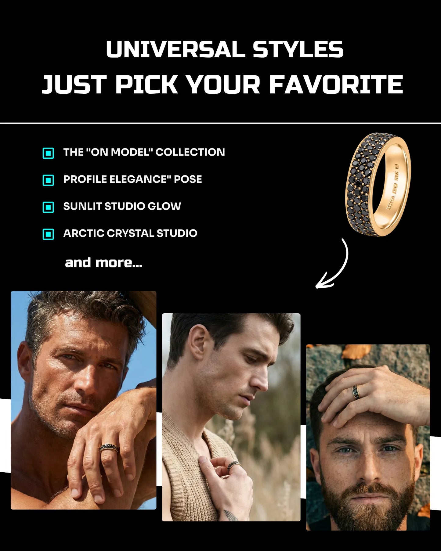 50 Seasonal Jewelry: On-Model [Mockup] AI Prompts