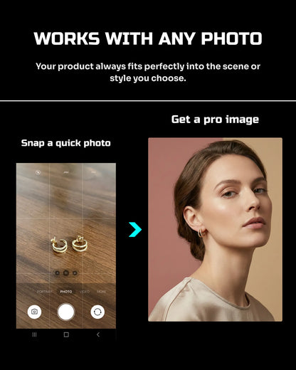 50 Earrings: On-Model [Mockup] AI Prompts