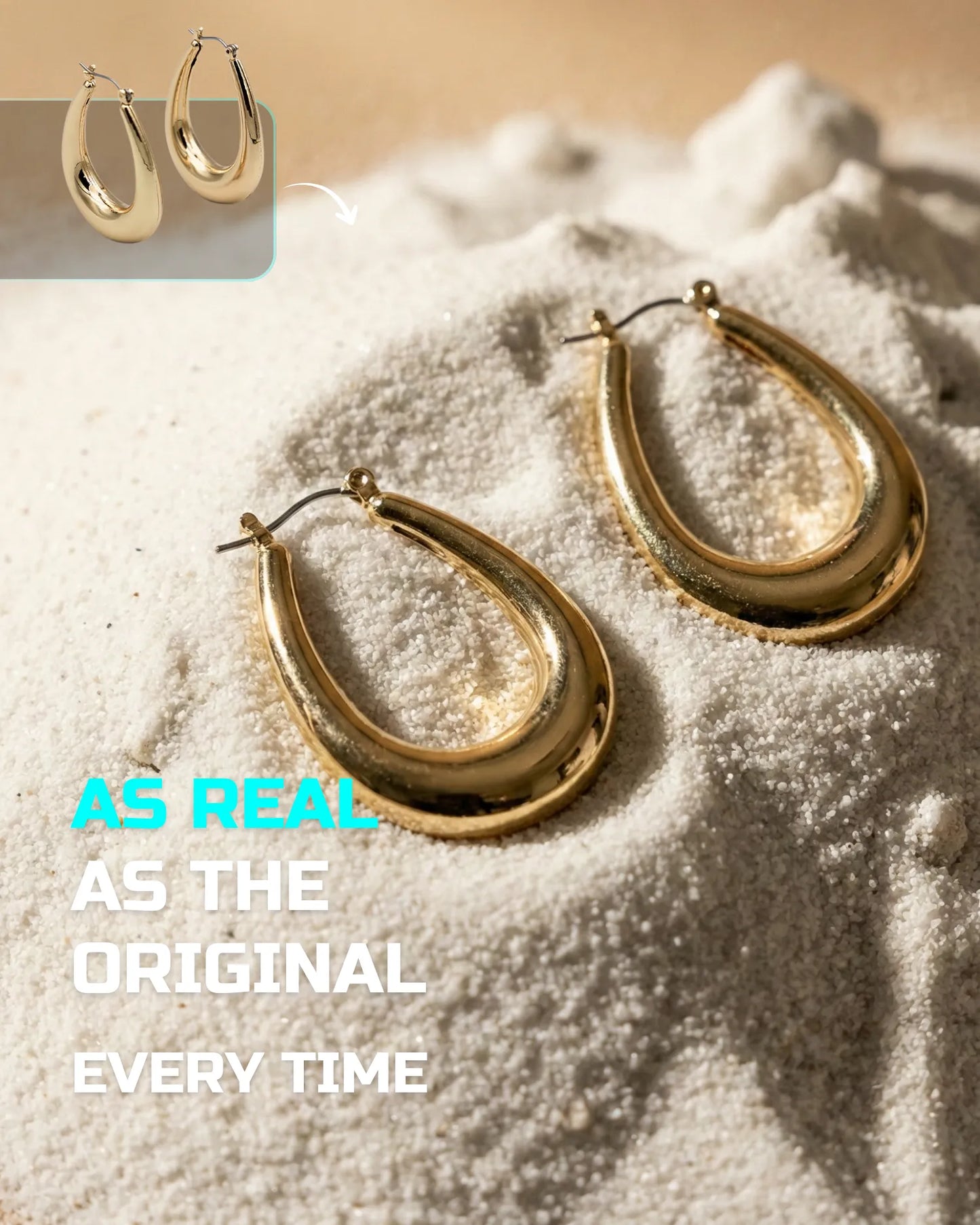 50 Earrings: Studio [Mockup] AI Prompts