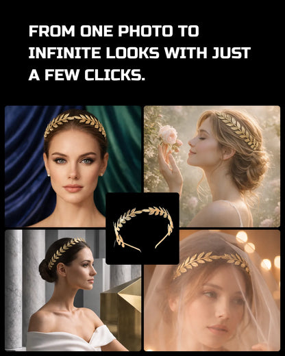 50 Jewelry Sets & Accessories: On-Model [Mockup] AI Prompts