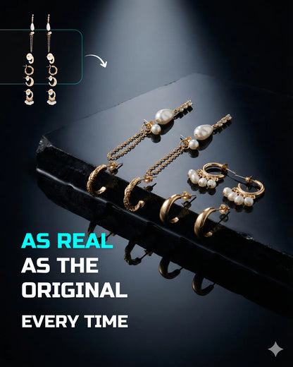 50 Jewelry Sets & Accessories: Studio [Mockup] AI Prompts