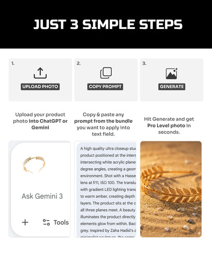50 Jewelry Sets & Accessories: Studio [Mockup] AI Prompts