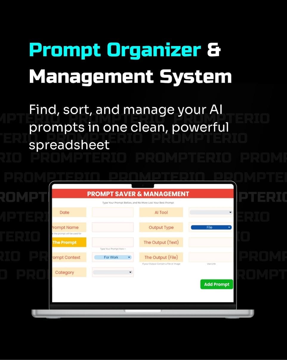 Prompt Organizer & Management System