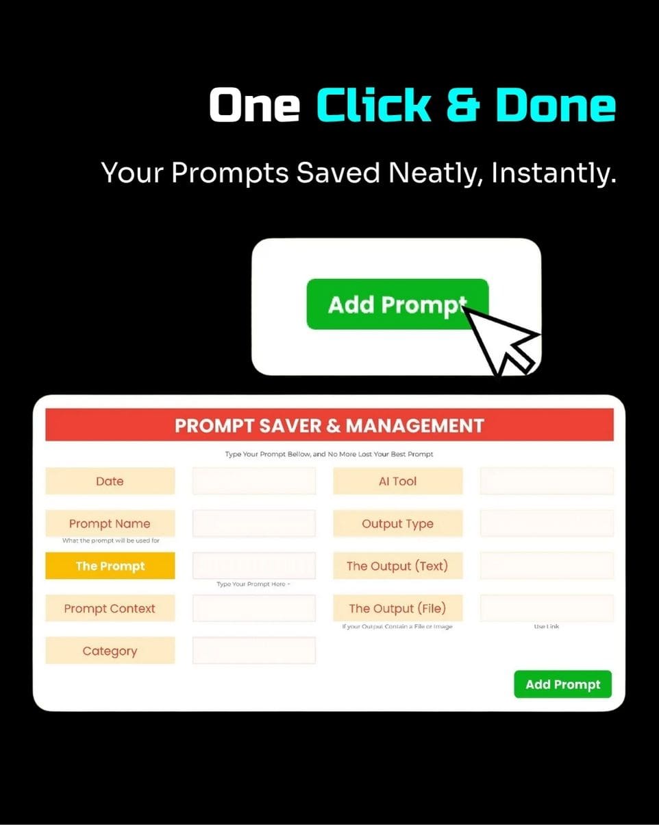 Prompt Organizer & Management System
