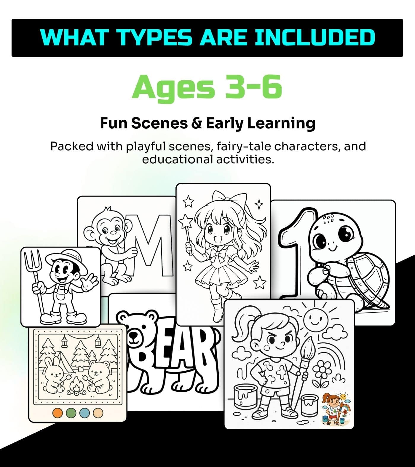 Endless Coloring Pages Pack – 30 PROMPTERIO™ Professional ChatGPT AI PROMPTS