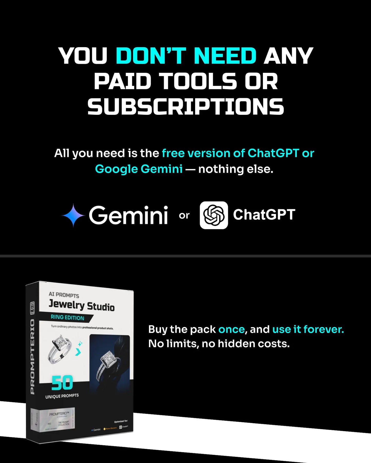 50 Rings: Studio [Mockup] AI Prompts