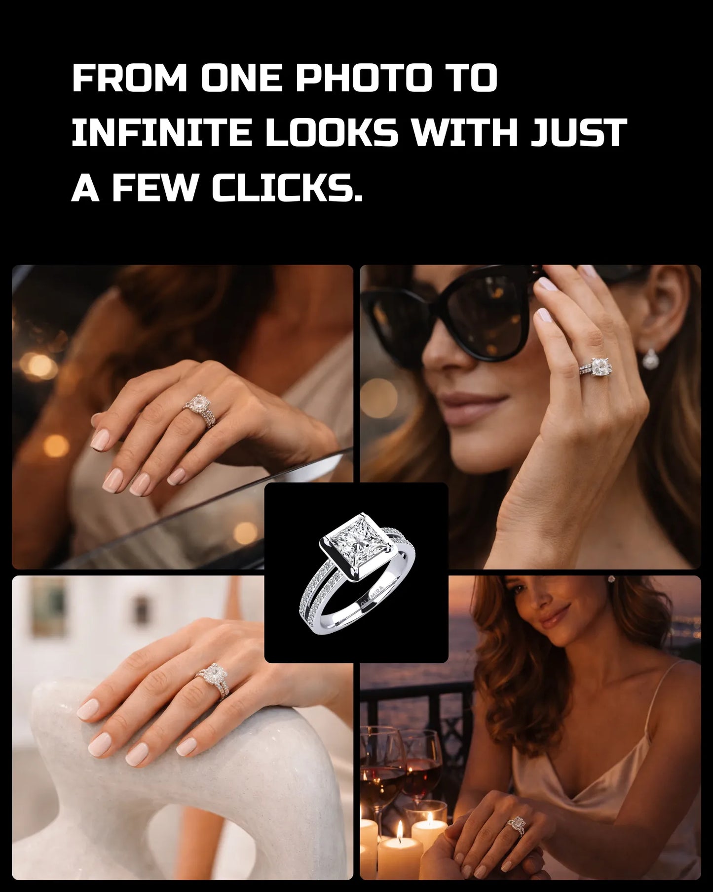 50 Rings: On-Model [Mockup] AI Prompts