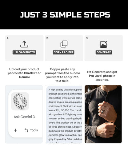 50 Rings: On-Model [Mockup] AI Prompts