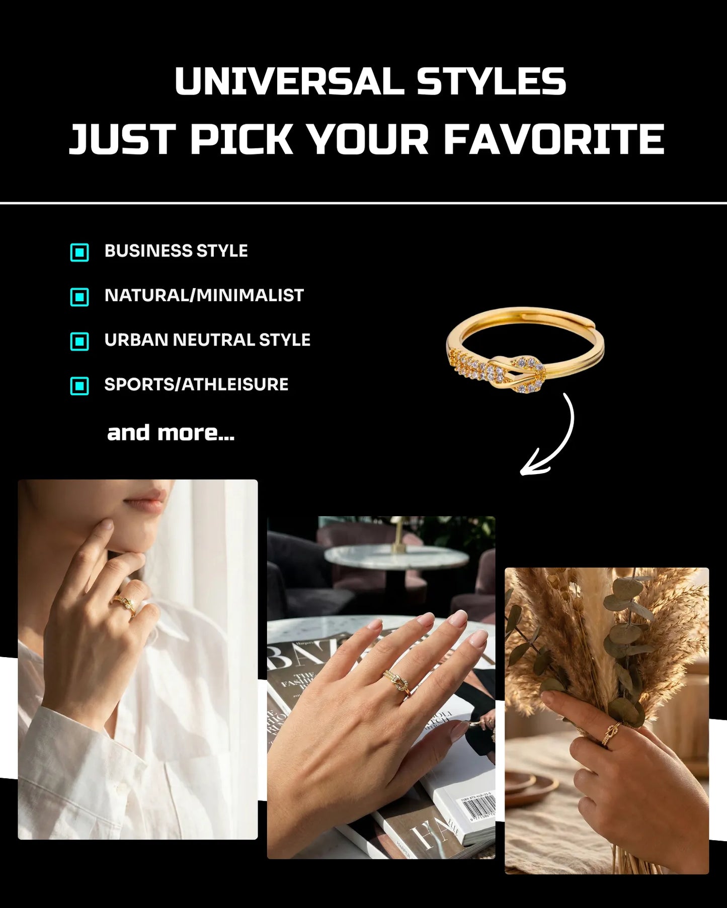 50 Rings: On-Model [Mockup] AI Prompts