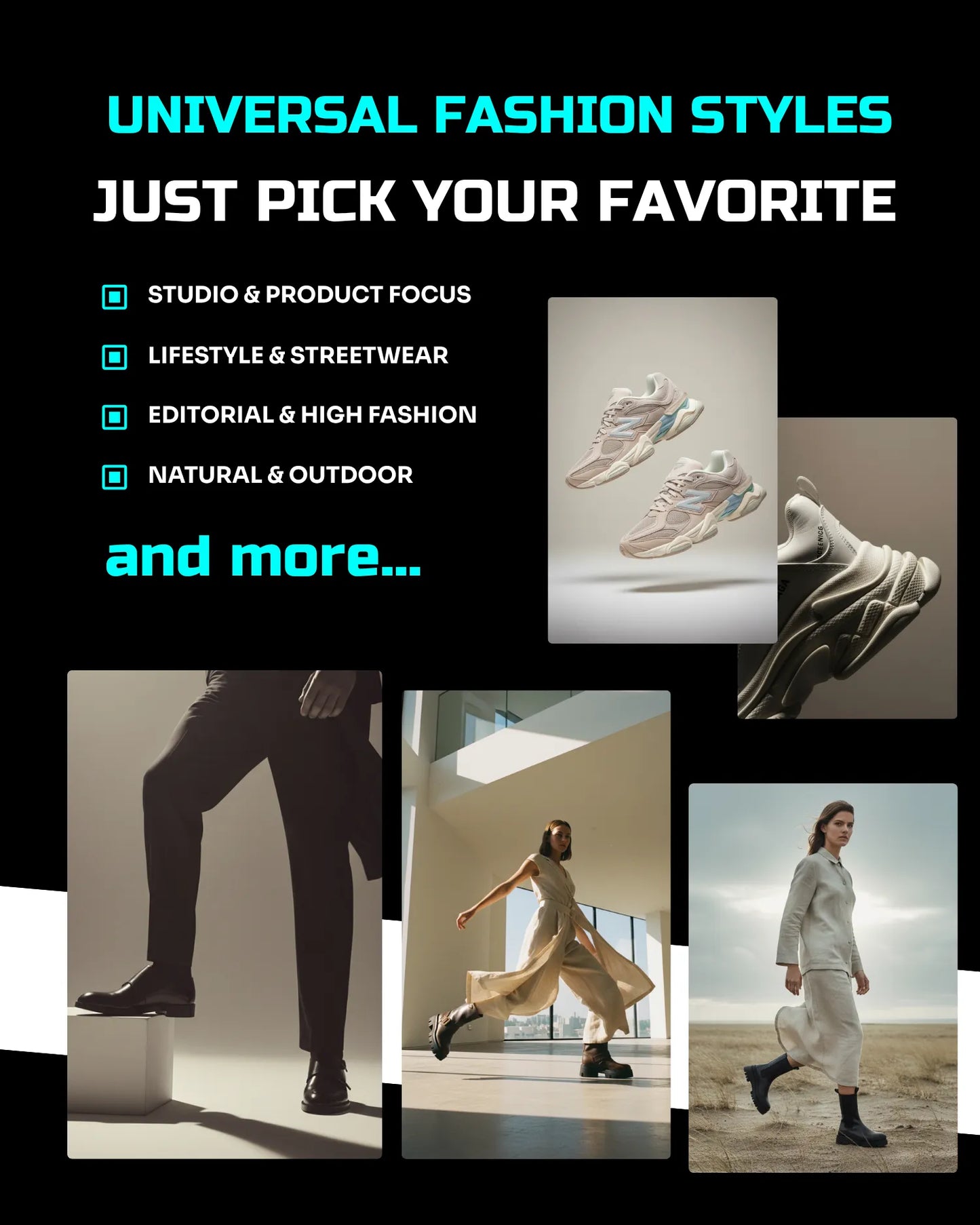 Fashion Try-On Pack —  Footwear Edition