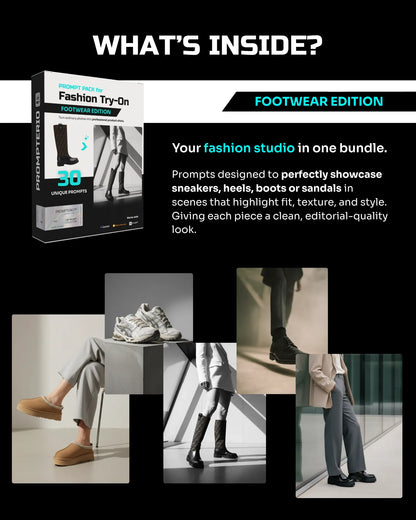 Fashion Try-On Pack —  Footwear Edition