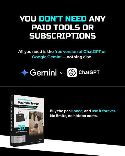 Fashion Try-On Pack — Accessories Edition