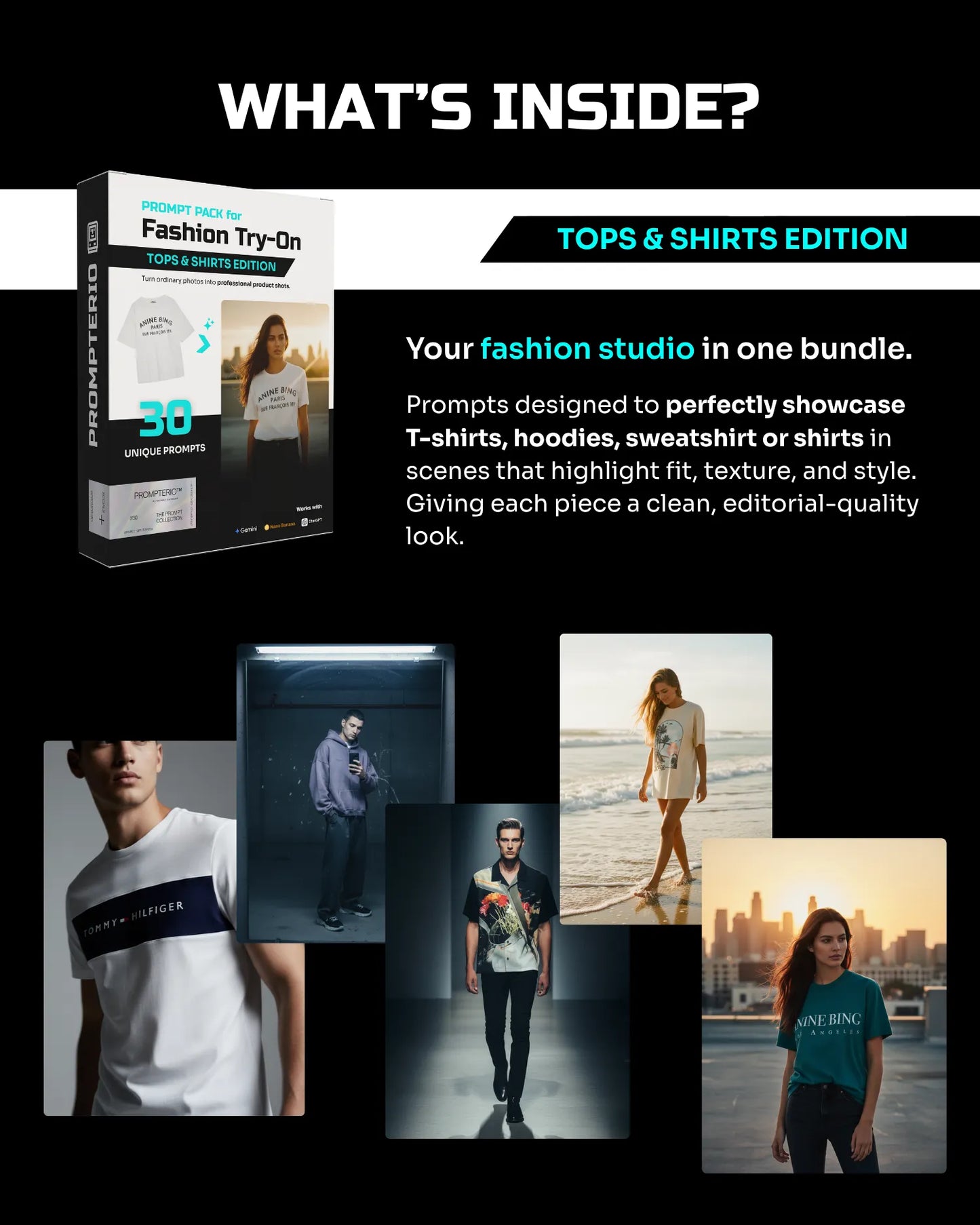 Fashion Try-On Pack — Tops & Shirts Edition