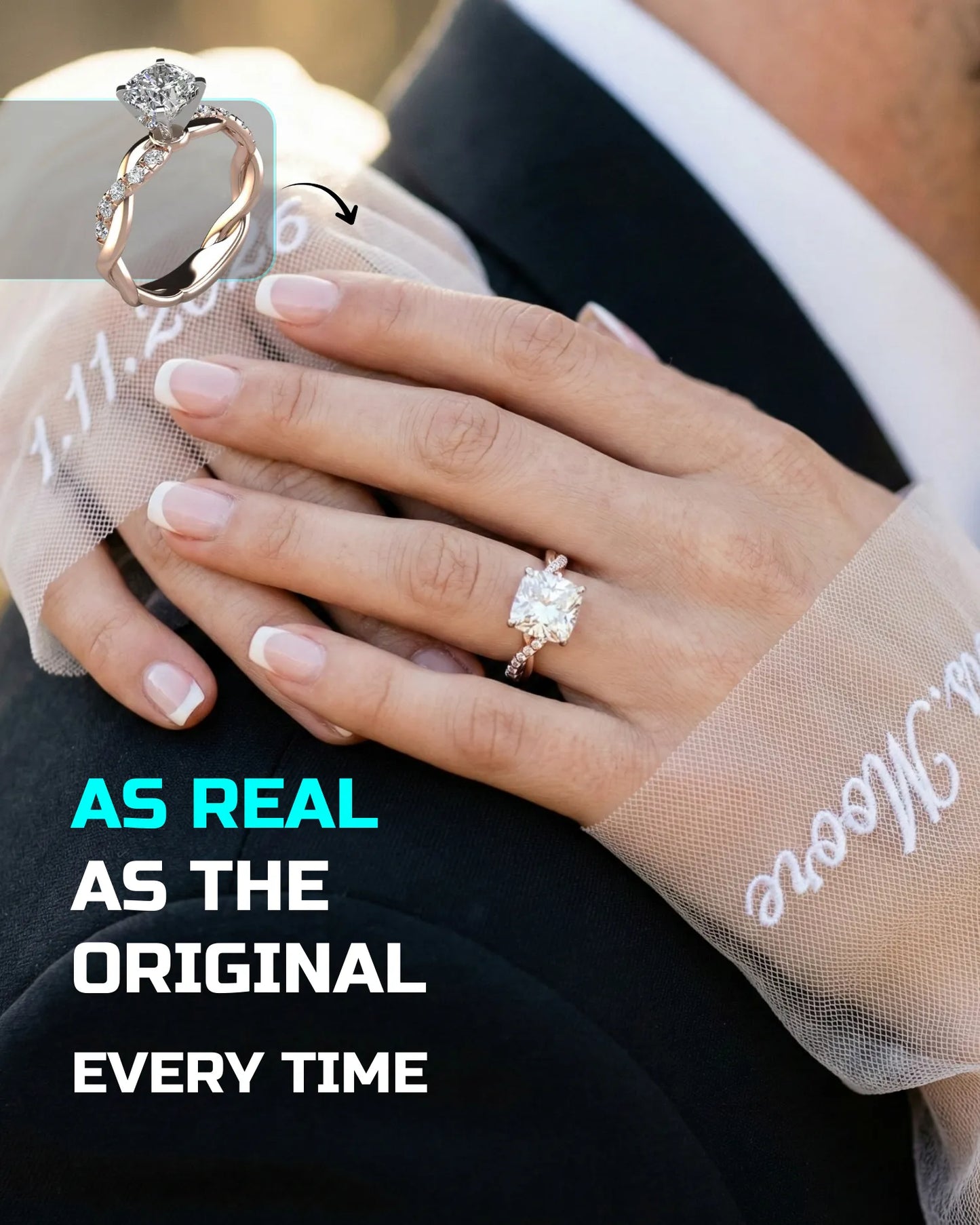 50 Wedding Jewelry: On-Model [Mockup] AI Prompts