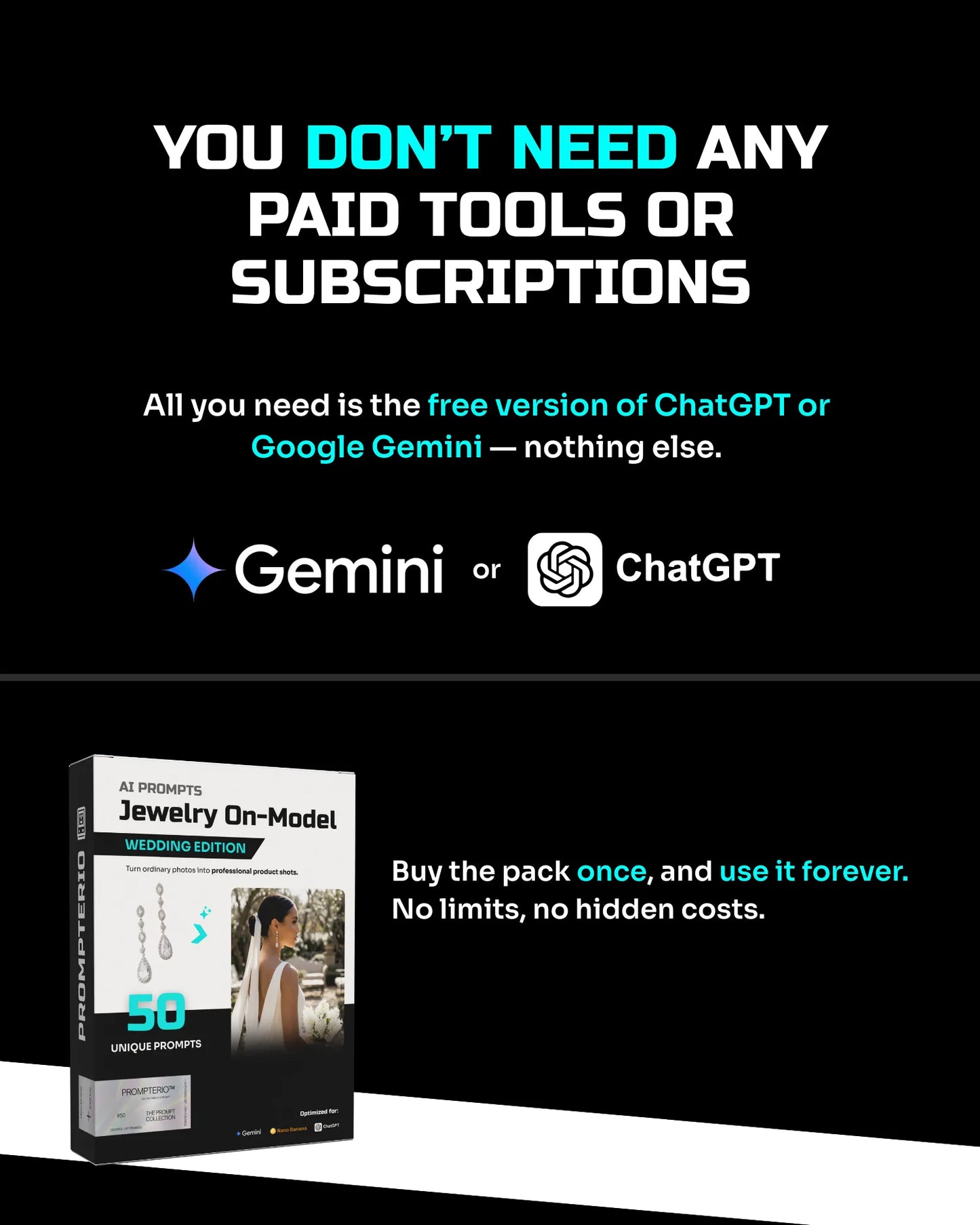 50 Wedding Jewelry: On-Model [Mockup] AI Prompts