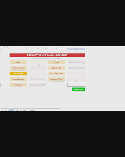 Prompt Organizer & Management System