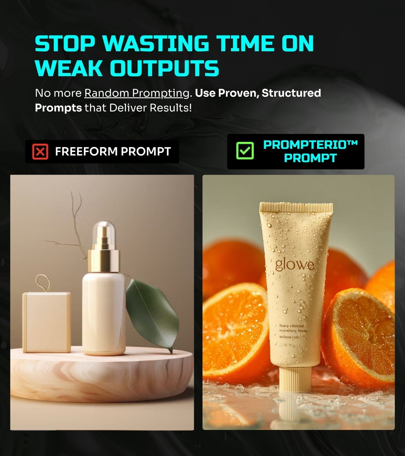Professional Cosmetics Product Photography - 11 Prompt Pack