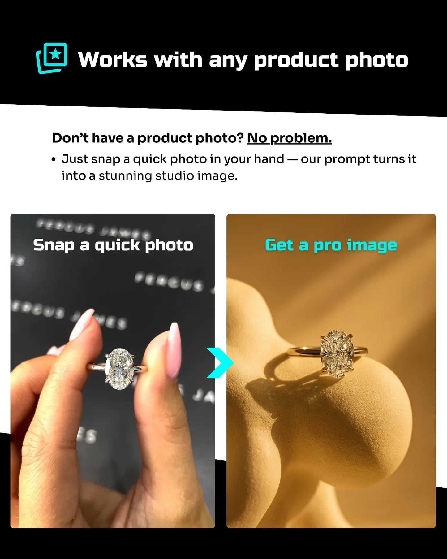 Jewelry Photo Transform Pack - High Quality PROMPTERIO Prompts